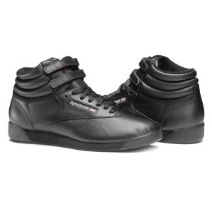 Reebok Freestyle Hi Turnschuhe Damen - Schwarz - DE 821-EVW